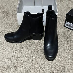 a new day Black Ankle Booties